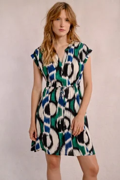 Robe courte imprimée