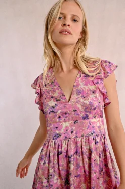 Robe courte imprimée
