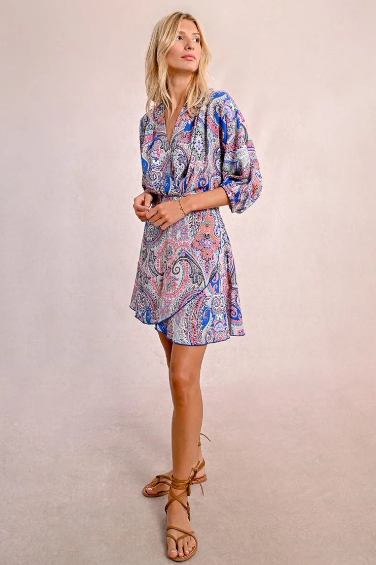 Robe courte imprimée