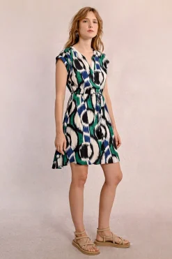 Robe courte imprimée