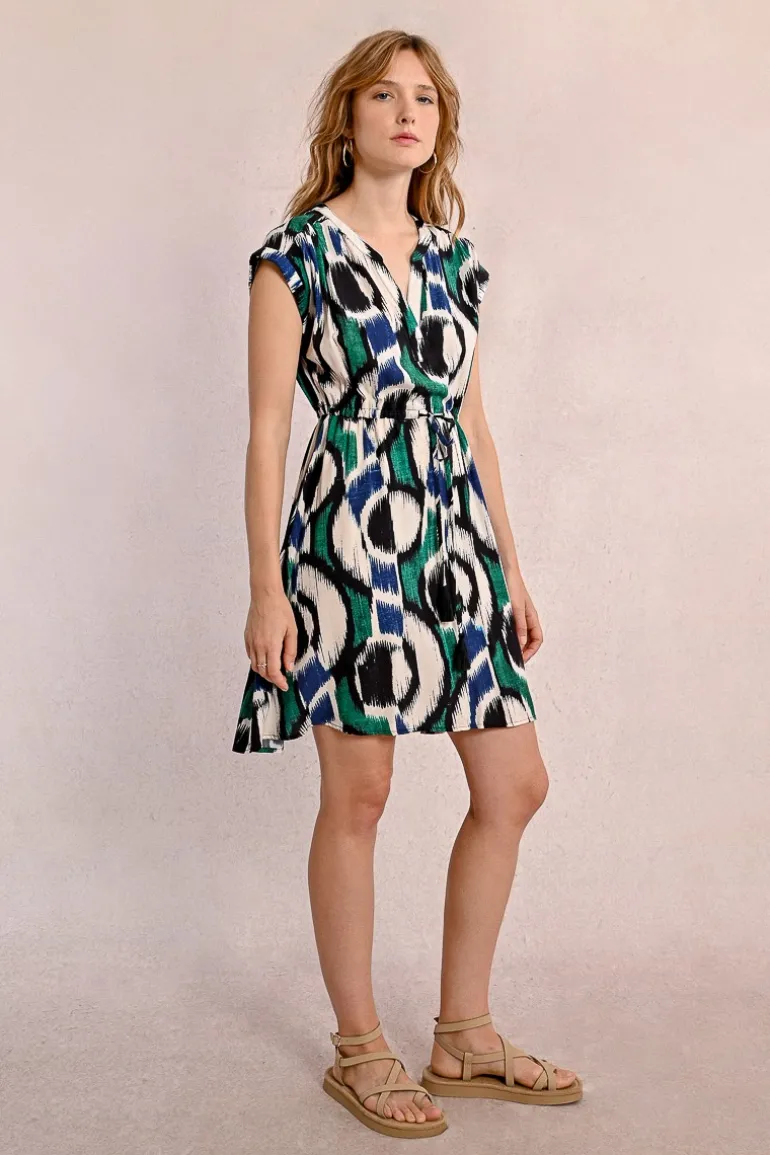 Robe courte imprimée