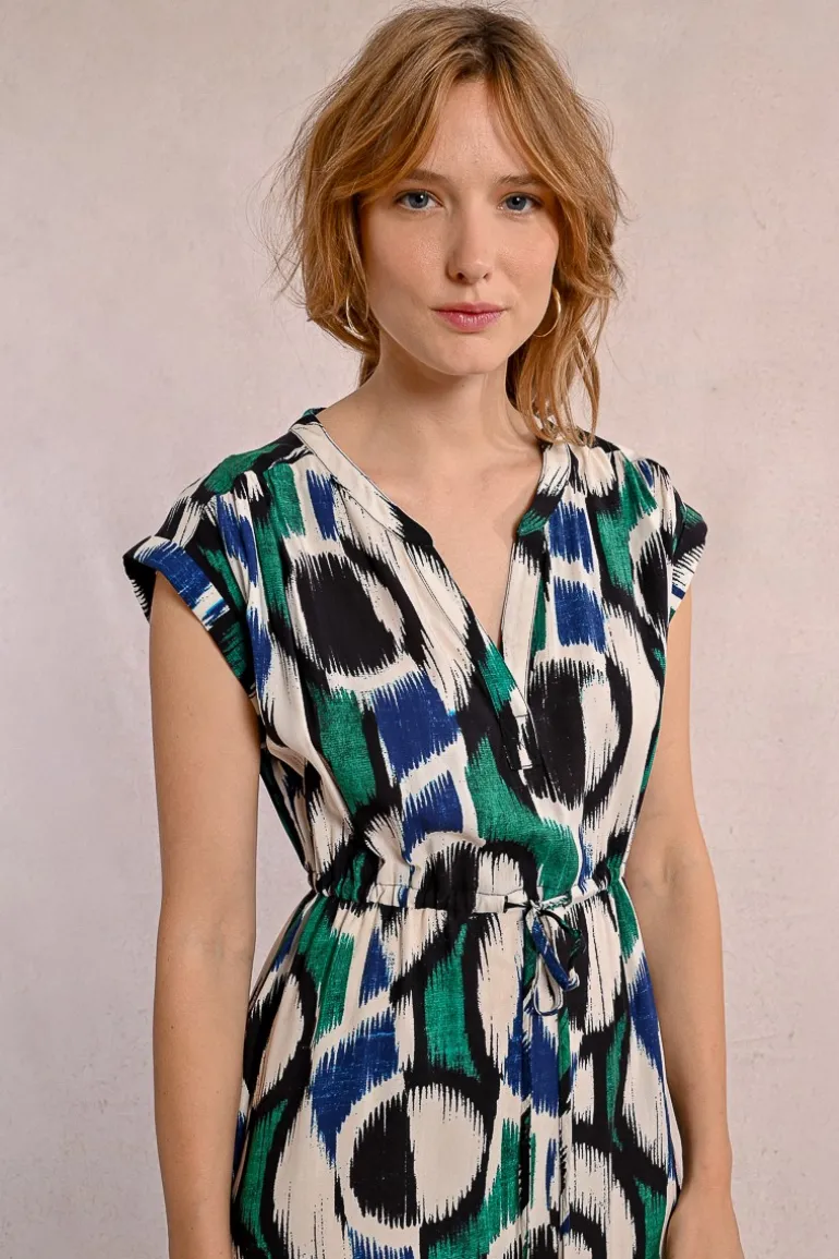 Robe courte imprimée