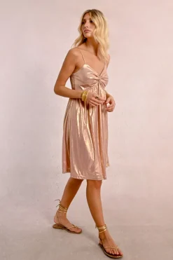 Robe courte irisée