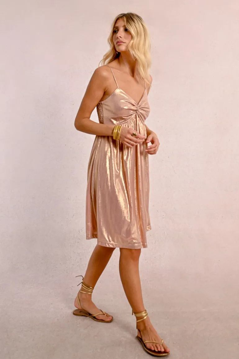 Robe courte irisée