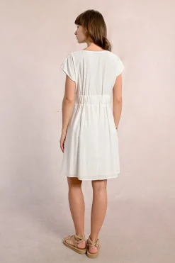 Robe courte plissée