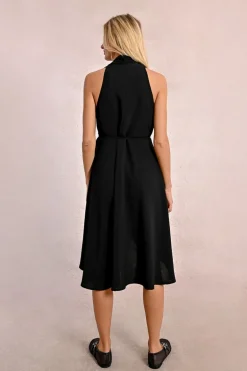 Robe courte plissée