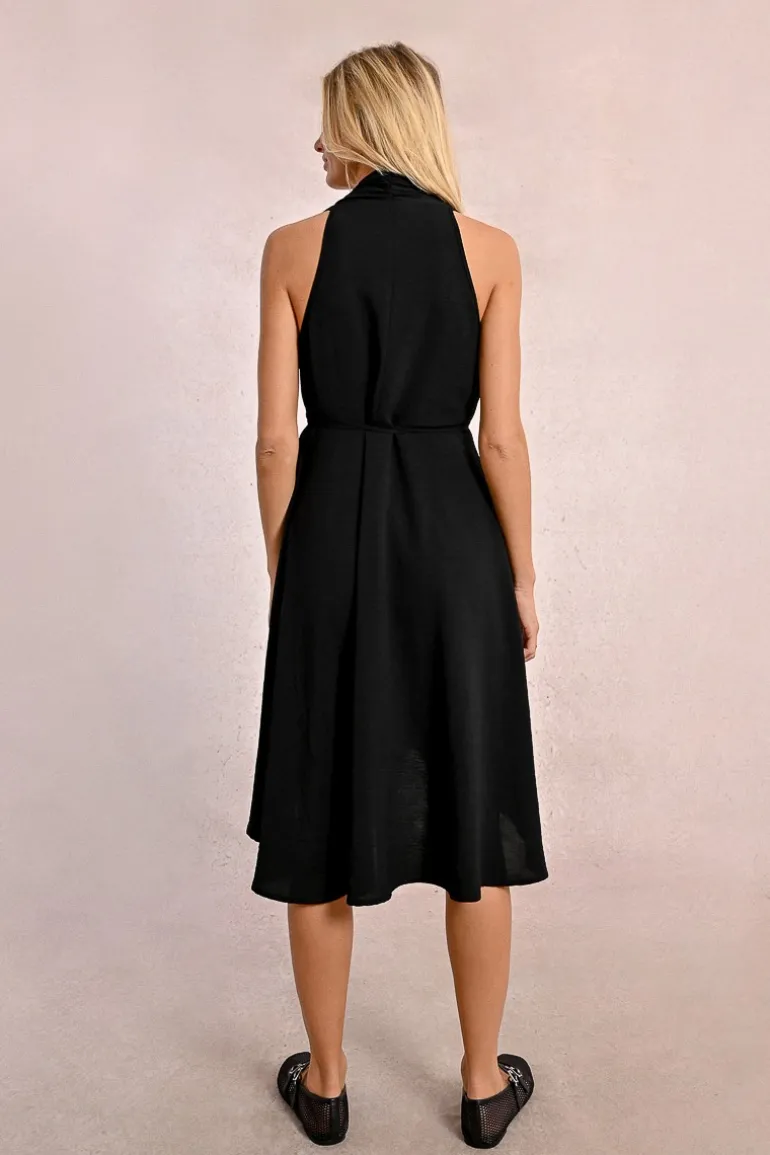 Robe courte plissée