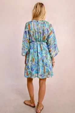 Robe courte, style kimono
