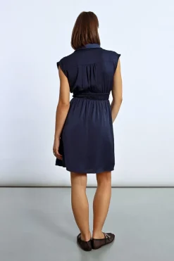 Robe courte, taille élastiquée