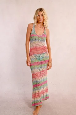 Robe de plage ajourée