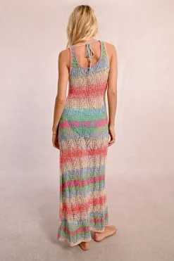 Robe de plage ajourée