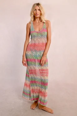 Robe de plage ajourée