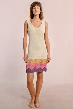 Robe de plage en crochet