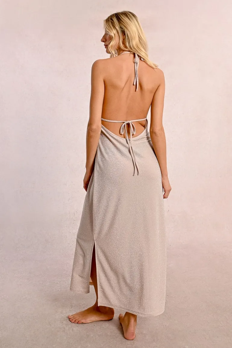 Robe de plage irisée
