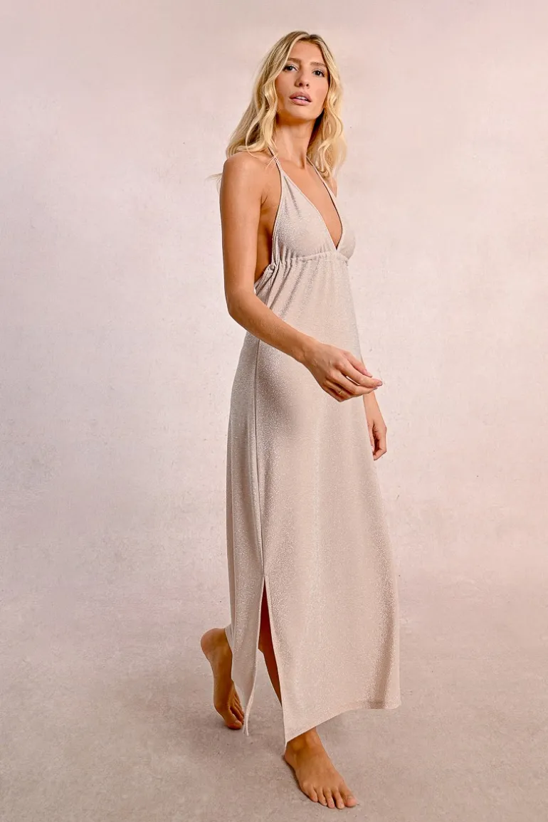 Robe de plage irisée