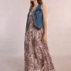 Robe longue à double bretelles