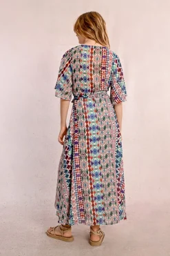 Robe longue à imprimé
