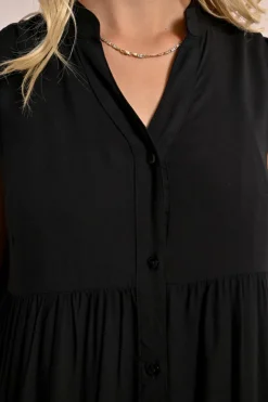 Robe longue à multi-volants