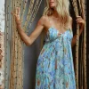 Robe longue, à nouer dans le dos