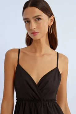 Robe longue à volant