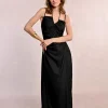 Robe longue asymétrique
