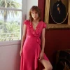 Robe longue asymétrique