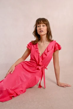 Robe longue asymétrique