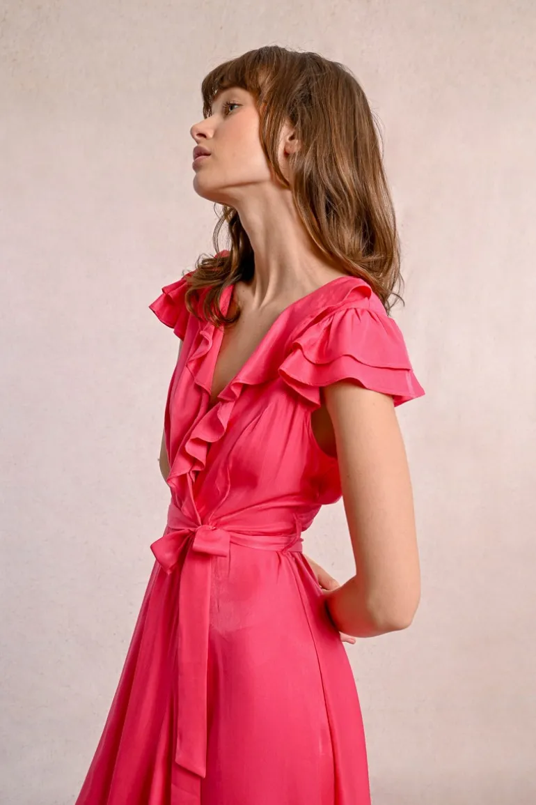 Robe longue asymétrique