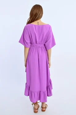 Robe longue asymétrique