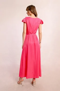 Robe longue asymétrique