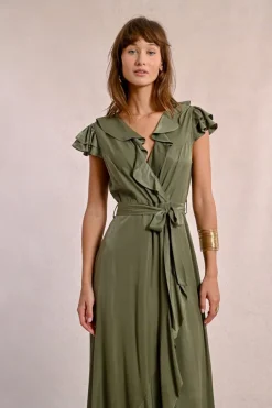 Robe longue asymétrique