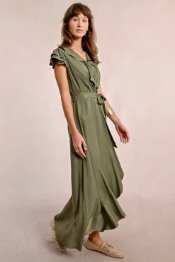Robe longue asymétrique
