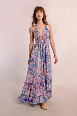 Robe longue, dos nu