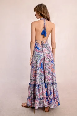 Robe longue, dos nu