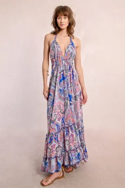 Robe longue, dos nu