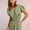 Robe longue en volume