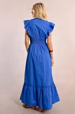 Robe longue en volume