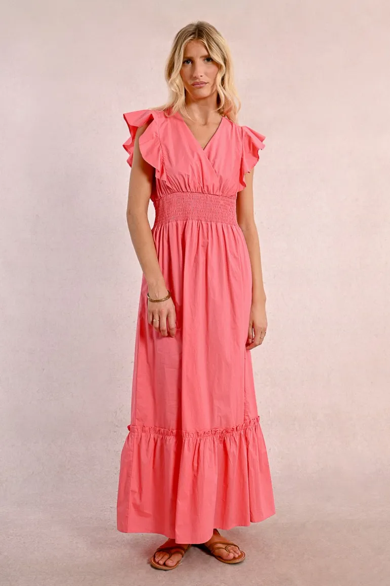 Robe longue en volume