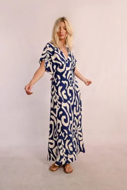 Robe longue imprimée