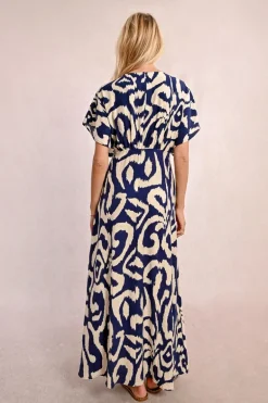 Robe longue imprimée