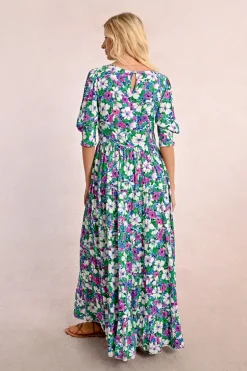 Robe longue imprimée
