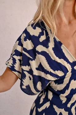 Robe longue imprimée
