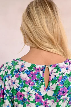 Robe longue imprimée