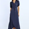 Robe longue, manches ballons