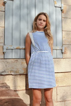 Robe marinière sans manches