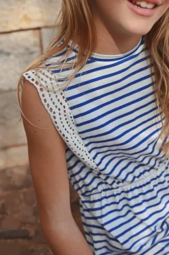 Robe marinière sans manches