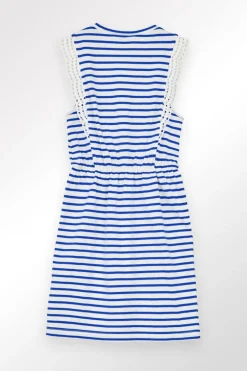 Robe marinière sans manches
