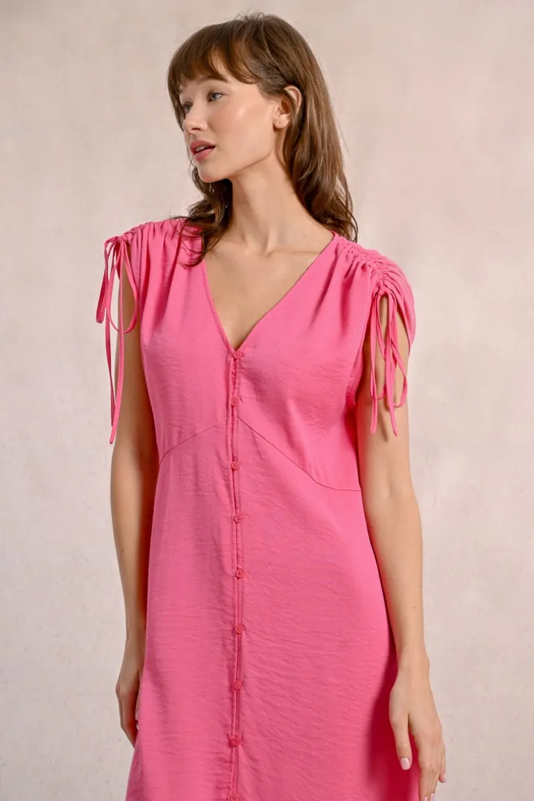 Robe mi-longue fluide