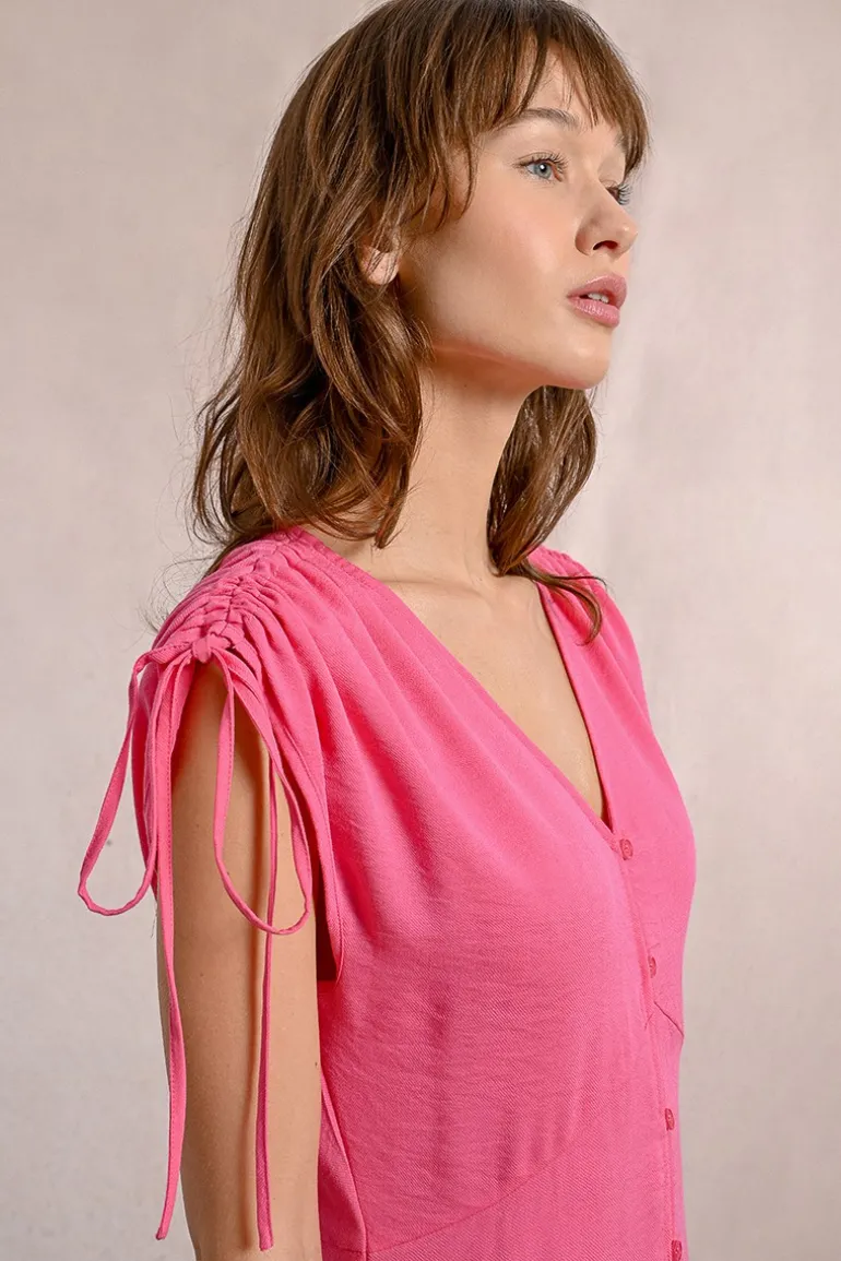 Robe mi-longue fluide