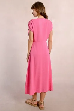 Robe mi-longue fluide